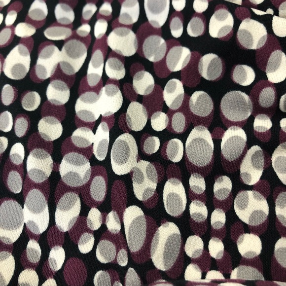 AB Studio Polka Dot Off Shoulder Stretchy Top M - Picture 8 of 8